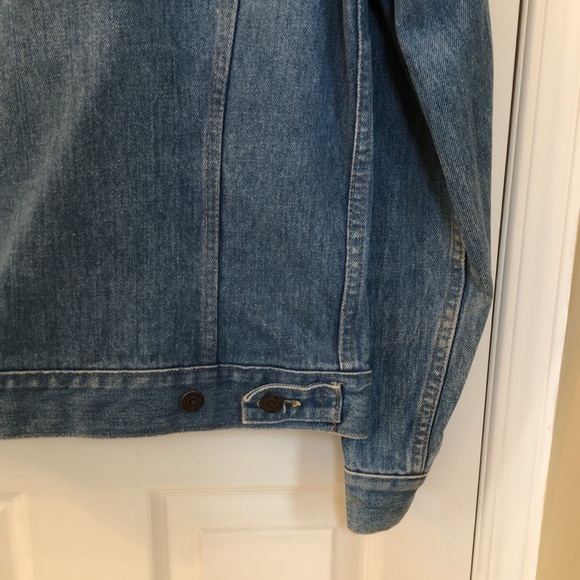Levi’s M’s Vintage 80’s 2 pocket Trucker Denim Jacket ~ size 38 reg (75505 0211) - Picture 6 of 10